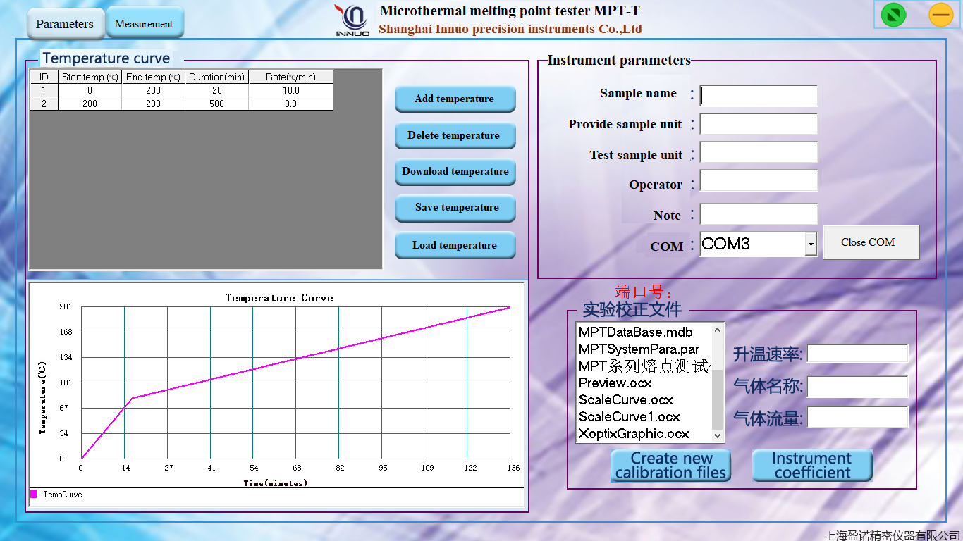 Microthermal melting point tester MPT-T series